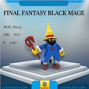 MOC Factory 89233 Final Fantasy Black Mage Movies and Games