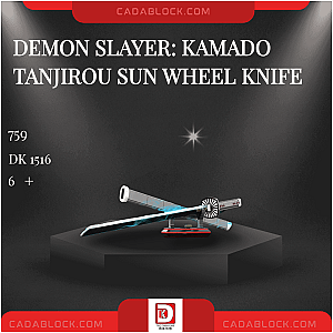 DK 1516 Demon Slayer: Kamado Tanjirou Sun Wheel Knife Creator Expert