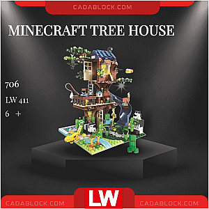 LW 411 Minecraft Tree House Creator Expert