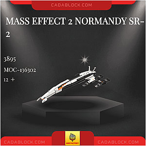 MOC Factory 136302 Mass Effect 2 Normandy SR-2 Space