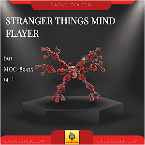 MOC Factory 89435 Stranger Things Mind Flayer Movies and Games