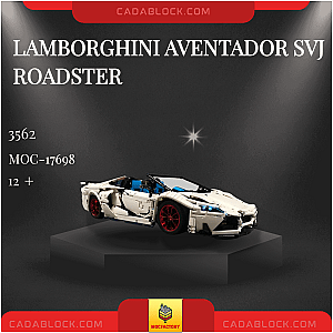 MOC Factory 17698 Lamborghini Aventador SVJ Roadster Technician