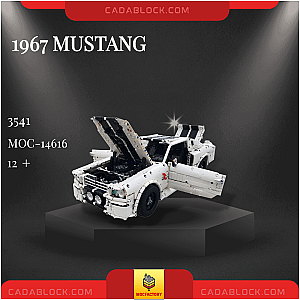 MOC Factory 14616 1967 Mustang Technician