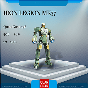 QUANGUAN 796 Iron Legion MK37 Creator Expert