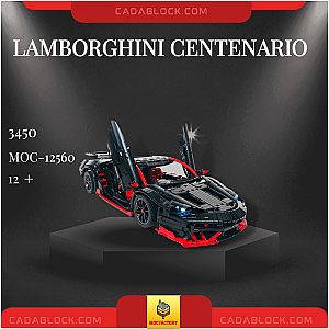 MOC Factory 12560 Lamborghini Centenario Technician