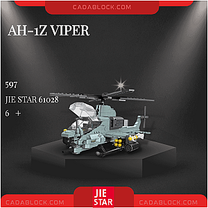 JIESTAR 61028 AH-1Z VIPER Military