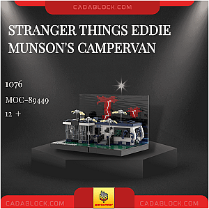 MOC Factory 89449 Stranger Things Eddie Munson's Campervan Movies and Games