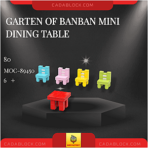 MOC Factory 89450 Garten of Banban Mini Dining Table Creator Expert