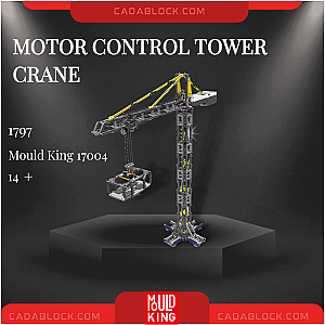 MOULD KING 17004 Motor Control Tower Crane Technician