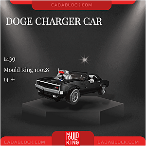 MOULD KING 10028 Doge Charger Car Technician