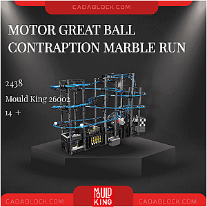 MOULD KING 26002 Motor Great Ball Contraption Marble Run Technician