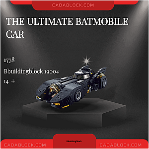 Bbuildingblock 19004 The Ultimate Batmobile Car Technician