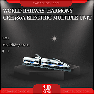 MOULD KING 12021 World Railway: Harmony CRH380A Electric Multiple Unit Technician