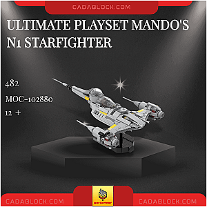 MOC Factory 102880 Ultimate Playset Mando'S N1 Starfighter Star Wars