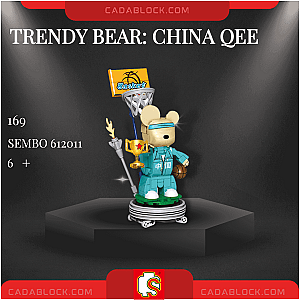 SEMBO 612011 Trendy Bear: China Qee Creator Expert