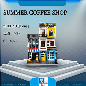 ZHEGAO QL0934 Summer Coffee Shop Modular Building