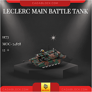 MOC Factory 34858 LECLERC Main Battle Tank Military