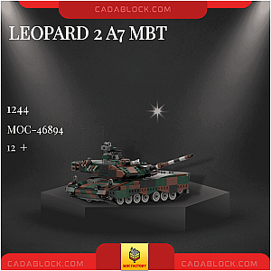 MOC Factory 46894 Leopard 2 A7 MBT Military