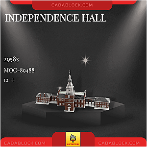 MOC Factory 89488 Independence Hall Modular Building