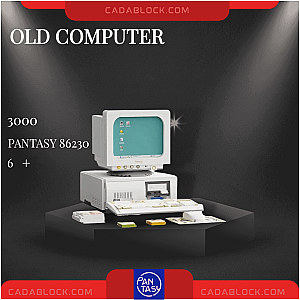 Pantasy 86230 Old Computer Creator Expert