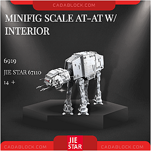 JIESTAR 67110 Minifig Scale AT-AT w/ Interior Star Wars