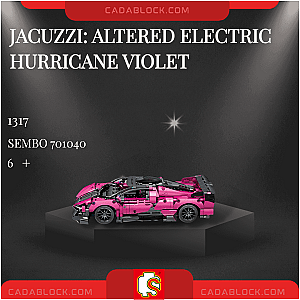 SEMBO 701040 Jacuzzi: Altered Electric Hurricane Violet Technician
