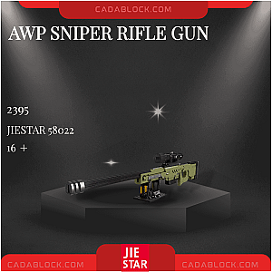 JIESTAR 58022 AWP Sniper Rifle Gun Military