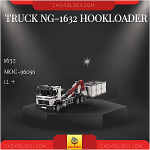 MOC Factory 96056 Truck NG-1632 Hookloader Technician