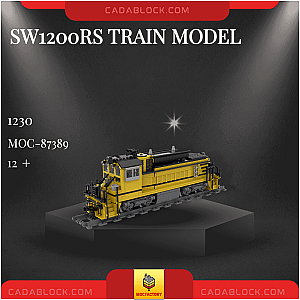 MOC Factory 87389 SW1200RS Train Model Technician