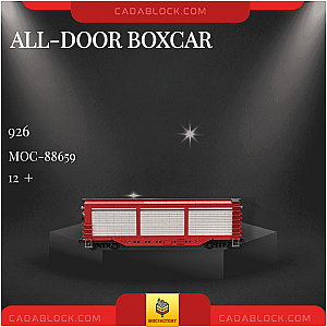 MOC Factory 88659 All-Door Boxcar Technician