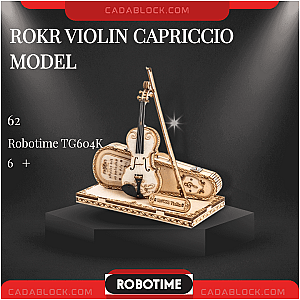 Robotime TG604K ROKR Violin Capriccio Model Creator Expert