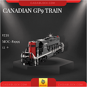 MOC Factory 81999 Canadian GP9 Train Technician