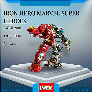 LWCK 2081 Iron Hero Marvel Super Heroes Creator Expert