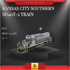 MOC Factory 112387 Kansas City Southern SD40T-2 Train Technician