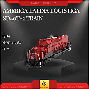 MOC Factory 112382 America Latina Logistica SD40T-2 Train Technician