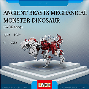 LWCK 60031 Ancient Beasts Mechanical Monster Dinosaur Creator Expert