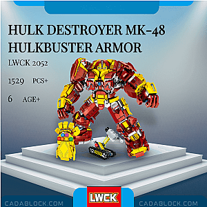 LWCK 2052 Hulk Destroyer MK-48 Hulkbuster Armor Movies and Games