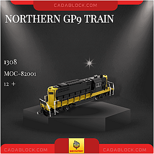 MOC Factory 82001 Northern GP9 Train Technician