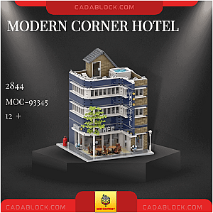 MOC Factory 93345 Modern Corner Hotel Modular Building