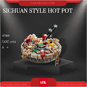 LOZ 1072 Sichuan Style Hot Pot Creator Expert