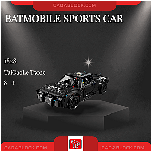 TaiGaoLe T5029 Batmobile Sports Car Technician