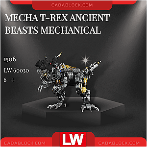 LW 60030 Mecha T-Rex Ancient Beasts Mechanical Creator Expert