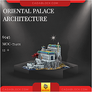 MOC Factory 71401 Oriental Palace Architecture Modular Building