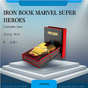 Custom 3301 Iron Book Marvel Super Heroes Creator Expert