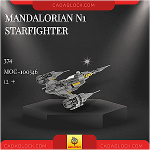 MOC Factory 100546 Mandalorian N1 Starfighter Star Wars