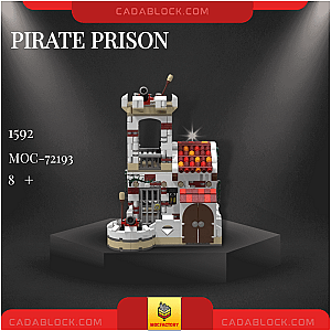 MOC Factory 72193 Pirate Prison Creator Expert