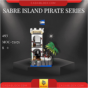 MOC Factory 72071 Sabre Island Pirate Series Creator Expert