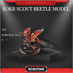 Robotime MI02 ROKR Scout Beetle Model Creator Expert