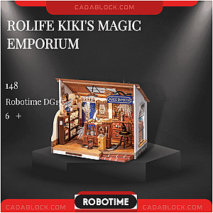 Robotime DG155 Rolife Kiki's Magic Emporium Modular Building