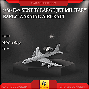 MOC Factory 128557 1/80 E-3 Sentry Large Jet Military Early-warning Aircraft Military